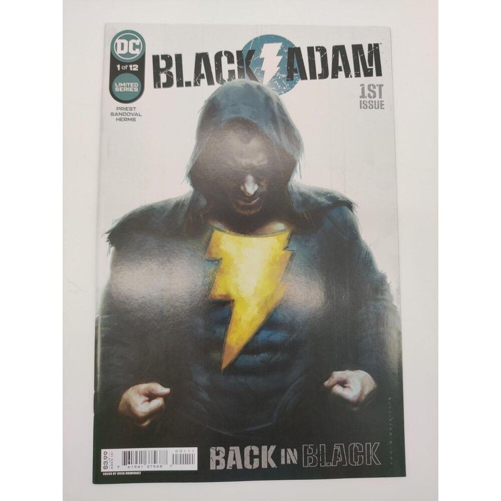 Black Adam #1 (DC Comics, 2022) 1st App Malik, White‎ Adam  Limited Series NM+